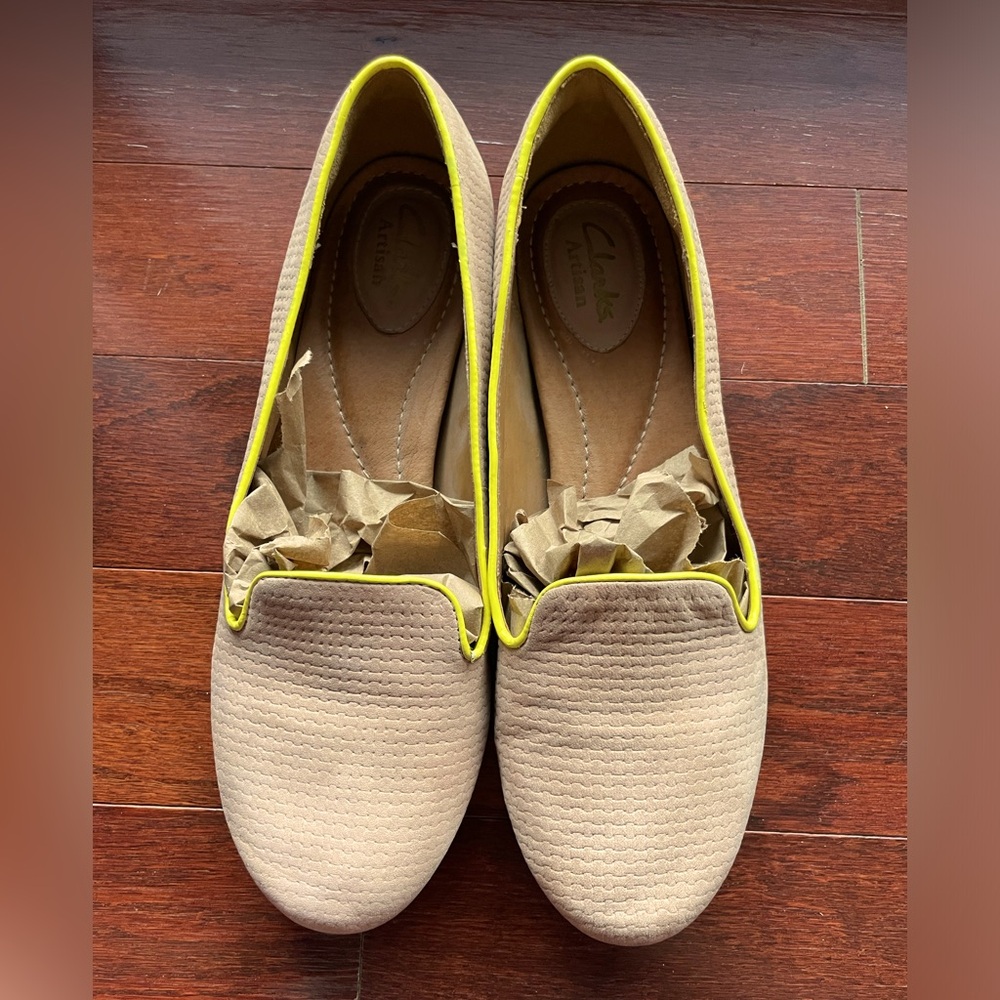 Clark Artisan Slip-on Flats- 7M Women’s